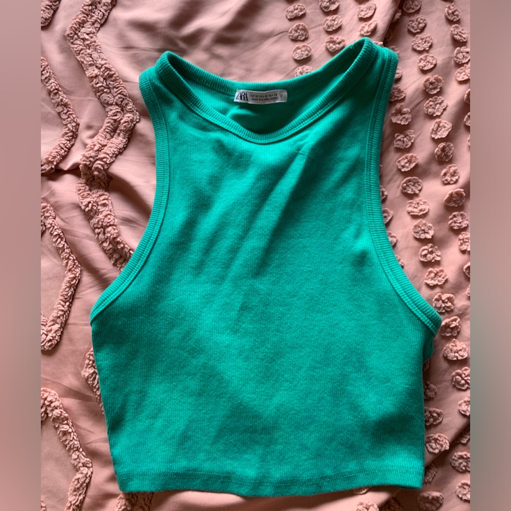 Zara Turquoise Tank Top